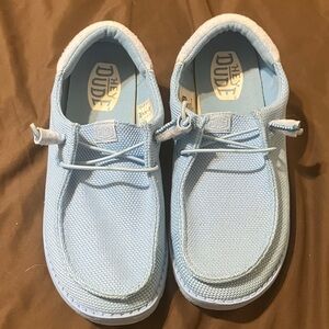 Hey Dude Sky Blue Loafers